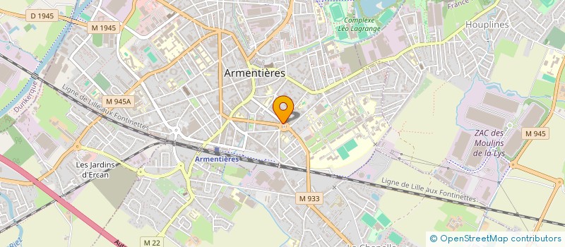 localisation de l'entreprise SPFPL DE VETERINAIRE VET RAMEZ 3002  ARMENTIERES