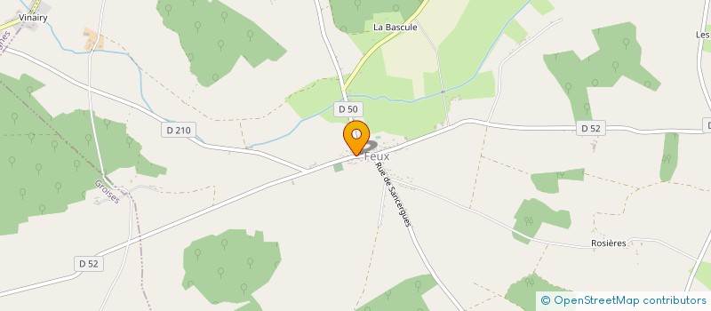 localisation de l'entreprise SPFPL DE VETERINAIRES DU CHEVAL BLANC  VEAUGUES