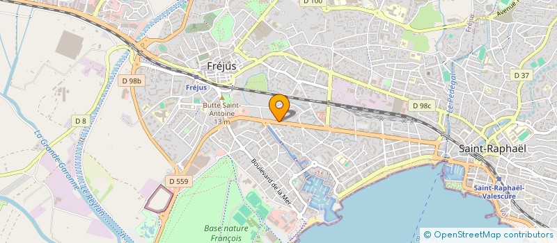 localisation de l'entreprise SPFPL DE VETERINAIRES LEGRAND à FREJUS