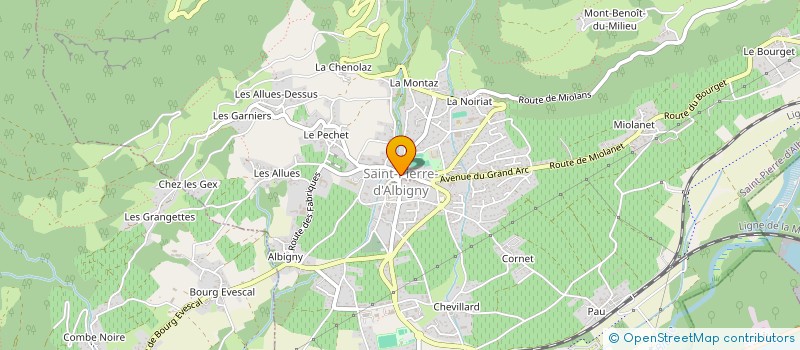 localisation de l'entreprise SPFPL DELAC FAMILY  SAINT-PIERRE-D'ALBIGNY