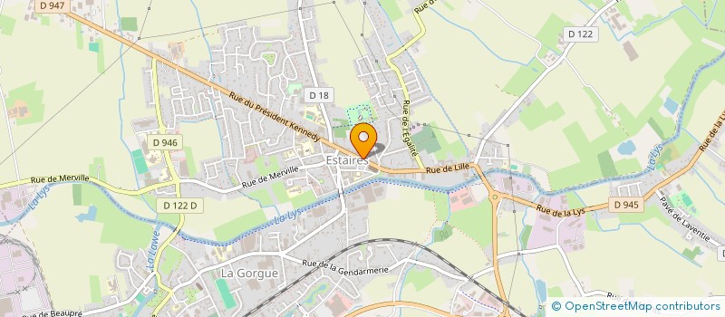 localisation de l'entreprise SPFPL DELASSUS  ESTAIRES