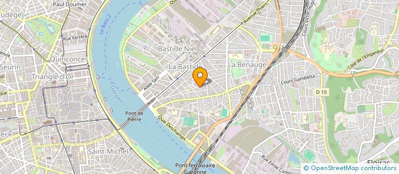 localisation de l'entreprise SPFPL DELPHINE LAPOUGE  BORDEAUX