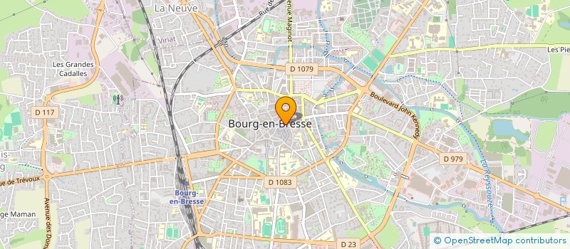 localisation de l'entreprise SPFPL DES ARCADES 2  BOURG-EN-BRESSE