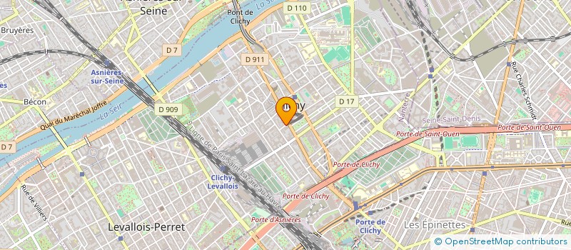 localisation de l'entreprise SPFPL DES CHATELAINES à CLICHY