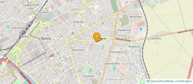 localisation de l'entreprise SPFPL DES DOCTEURS ROBIN  REIMS