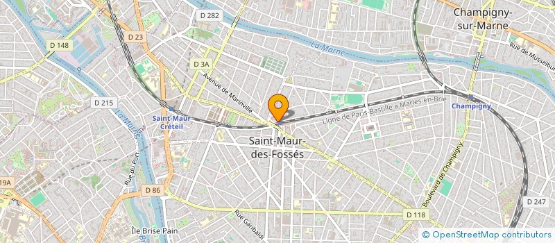 localisation de l'entreprise SPFPL DES DR BITBOL à SAINT-MAUR-DES-FOSSES