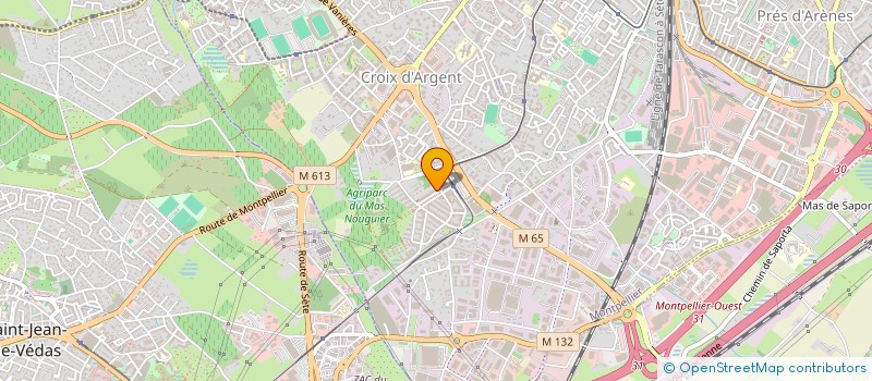 localisation de l'entreprise SPFPL DES GRISETTES  MONTPELLIER