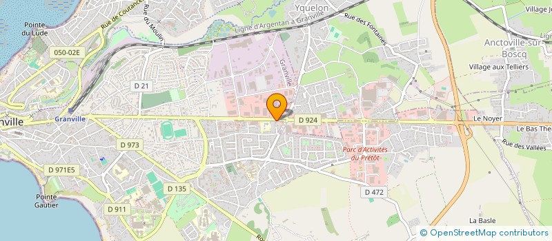 localisation de l'entreprise SPFPL DES MATIGNON  GRANVILLE