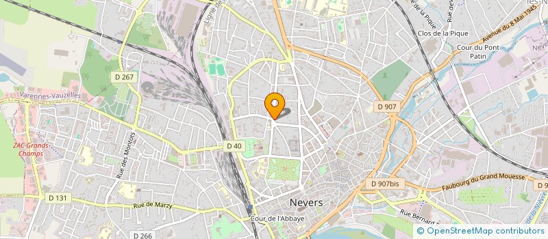 localisation de l'entreprise SPFPL DEVGAS à NEVERS