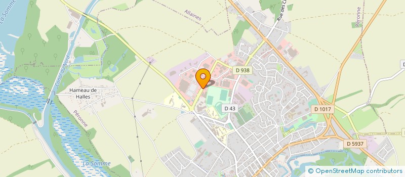 localisation de l'entreprise SPFPL DEVILLERS  PERONNE