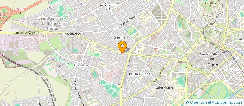 localisation de l'entreprise SPFPL DHEA à CAEN