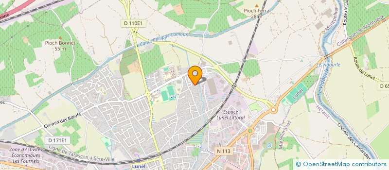 localisation de l'entreprise SPFPL DIDILLON  LUNEL