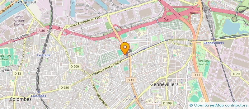 localisation de l'entreprise SPFPL DM  ASNIERES-SUR-SEINE