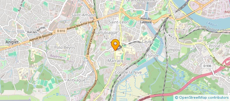 localisation de l'entreprise SPFPL DOCTEUR CAZET-SUPERVIELLE à BAYONNE