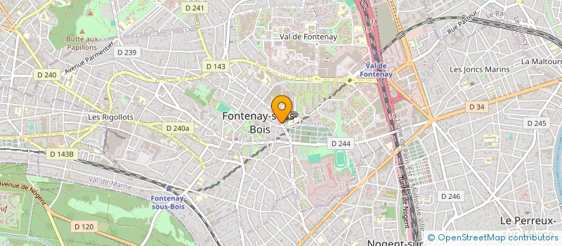 localisation de l'entreprise SPFPL DOCTEUR DURAND à FONTENAY-SOUS-BOIS