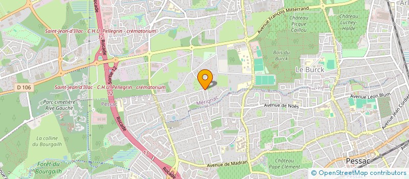 localisation de l'entreprise SPFPL DOCTEUR FREDERIC AMESTOY  MERIGNAC