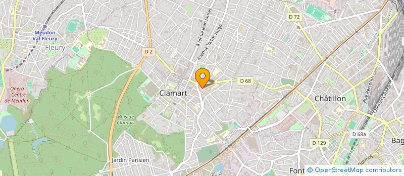 localisation de l'entreprise SPFPL DOCTEUR NATHALIE BUNAN à CLAMART