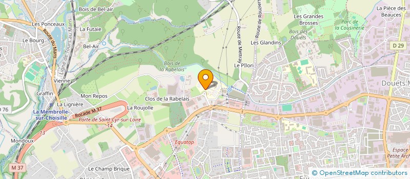 localisation de l'entreprise SPFPL DOCTEUR PIERRE RAPHAEL  SAINT-CYR-SUR-LOIRE