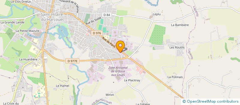 localisation de l'entreprise SPFPL DORNER CHER  SAINT-HILAIRE-DU-HARCOUET