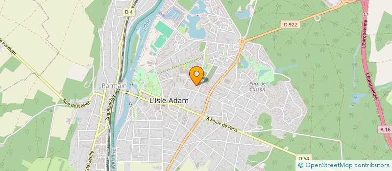 localisation de l'entreprise SPFPL DORRA ADDALA  L'ISLE-ADAM