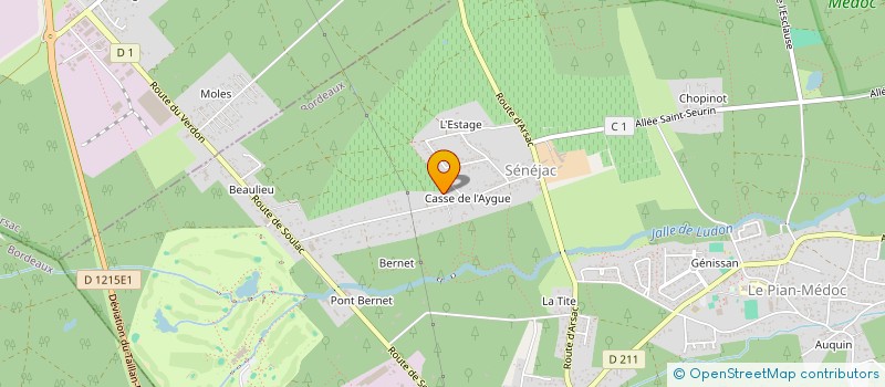 localisation de l'entreprise SPFPL DOYEN & FILS HOLDING  LE PIAN-MEDOC