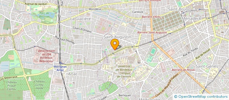 localisation de l'entreprise SPFPL DR ARNAUD DENIS  BORDEAUX