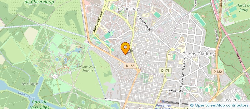 localisation de l'entreprise SPFPL DR BRISSET MARION  LE CHESNAY-ROCQUENCOURT