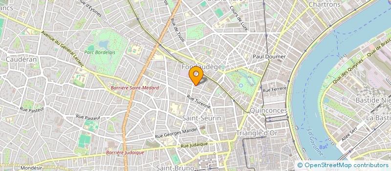 localisation de l'entreprise SPFPL DR MARJORY RUE à BORDEAUX