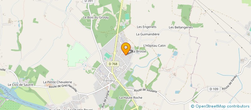 localisation de l'entreprise SPFPL DR PHARMA  FENEU