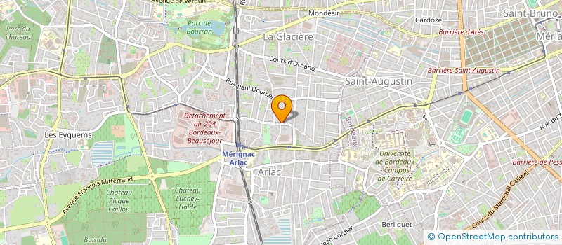 localisation de l'entreprise SPFPL DR SIMON  MERIGNAC