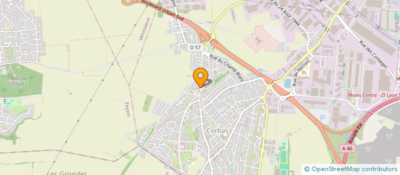 localisation de l'entreprise SPFPL DU BANIAN à CORBAS