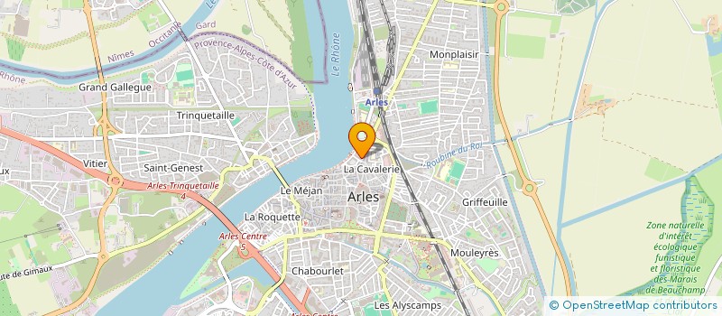 localisation de l'entreprise SPFPL DU BOSON à ARLES