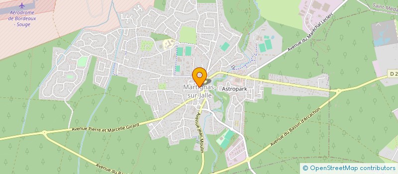 localisation de l'entreprise SPFPL DU CENTRE à MARTIGNAS-SUR-JALLE