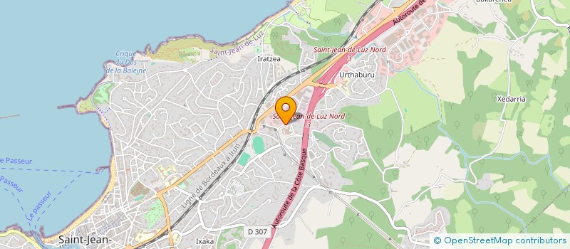 localisation de l'entreprise SPFPL DU DOCTEUR AMELIE FARAUD à SAINT-JEAN-DE-LUZ