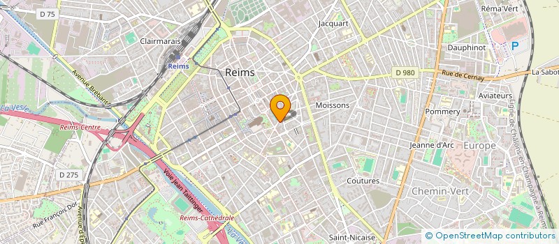 localisation de l'entreprise SPFPL DU DOCTEUR BASTIEN FAVIER  REIMS