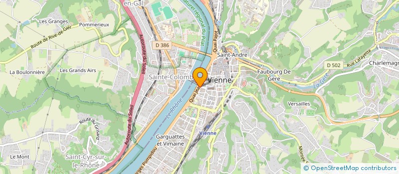 localisation de l'entreprise SPFPL DU DOCTEUR BORIS FOUQUET  VIENNE