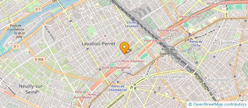 localisation de l'entreprise SPFPL DU DOCTEUR CARLY MADAR CHIRURGIEN-DENTISTE à LEVALLOIS-PERRET