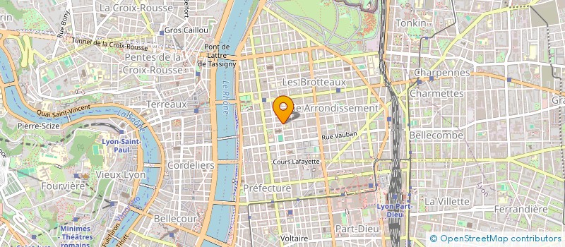 localisation de l'entreprise SPFPL DU DOCTEUR CELINE BAZAUGOUR  LYON