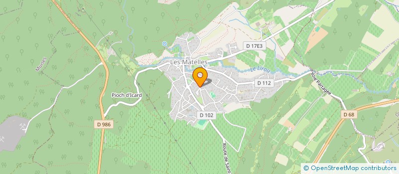 localisation de l'entreprise SPFPL DU DOCTEUR FLORENTIN  LES MATELLES