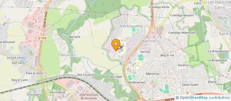 localisation de l'entreprise SPFPL DU DOCTEUR KARL LE BRAS à VANNES