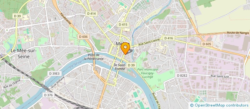 localisation de l'entreprise SPFPL DU DOCTEUR LARRY LELLOUCHE à MELUN