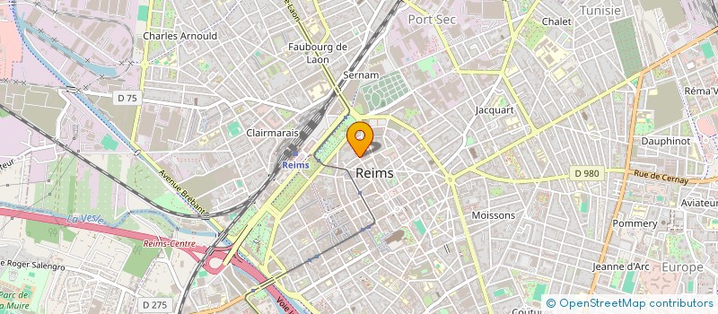 localisation de l'entreprise SPFPL DU DOCTEUR MAXIME BOUVART  REIMS