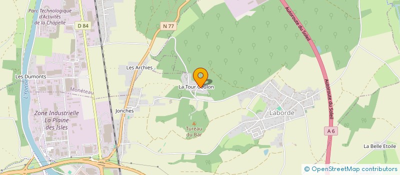localisation de l'entreprise SPFPL DU DOCTEUR MIMOUNI à AUXERRE