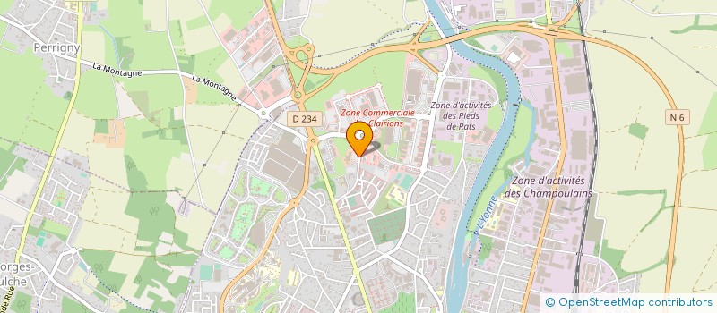 localisation de l'entreprise SPFPL DU DOCTEUR OUZZANE à AUXERRE