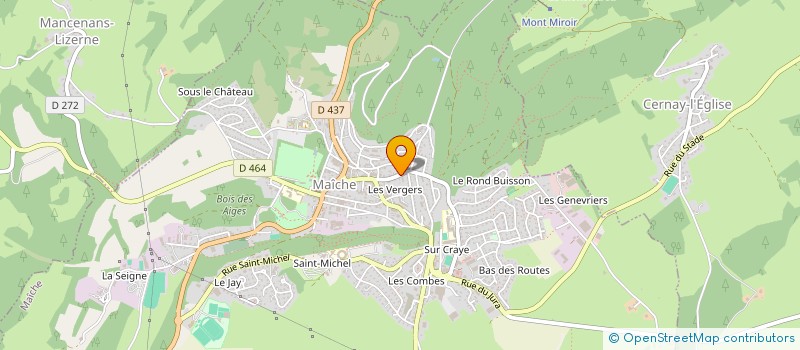 localisation de l'entreprise SPFPL DU DOCTEUR PASCAL VALADE  MAICHE