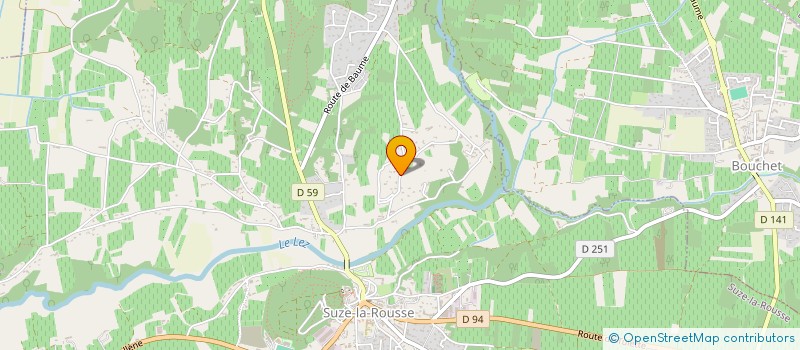 localisation de l'entreprise SPFPL DU DOCTEUR PIERRE-XAVIER PONCET  SUZE-LA-ROUSSE