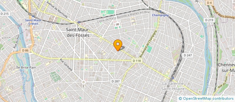localisation de l'entreprise SPFPL DU DOCTEUR RAPHAEL BUARON à SAINT-MAUR-DES-FOSSES
