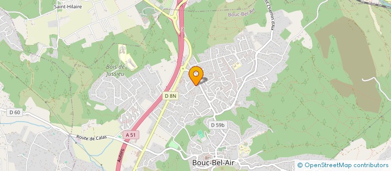 localisation de l'entreprise SPFPL DU DOCTEUR STEFANI  BOUC-BEL-AIR