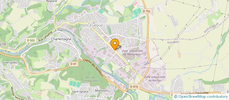 localisation de l'entreprise SPFPL DU DOCTEUR VETERINAIRE DUTEY  PONT-EVEQUE