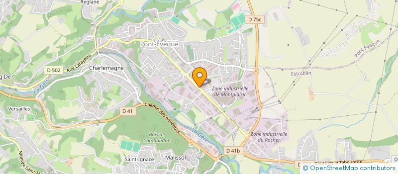 localisation de l'entreprise SPFPL DU DOCTEUR VETERINAIRE PARISOT-OUTHIER  PONT-EVEQUE